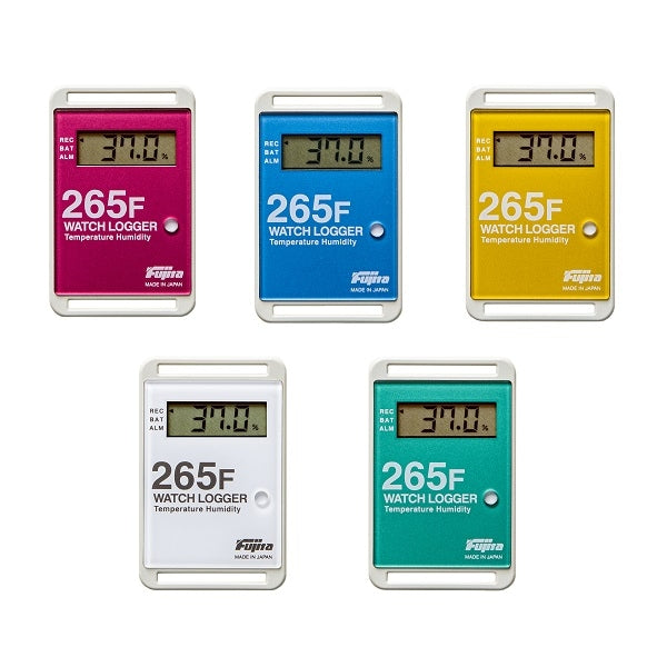 ウォッチロガー KT-165F（温度）ミニタイプ・5色セット