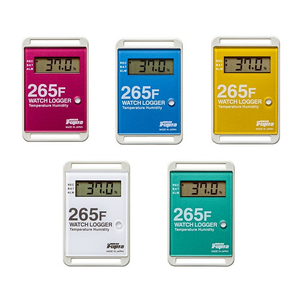 ウォッチロガー KT-265F（温度・湿度）ミニタイプ・5色セット