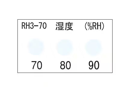 湿度インジケータ RH3-70 （3点式・70-80-90％）