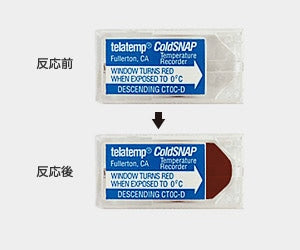 コールドスナップ（不可逆/下降タイプ温度モニター）｜温度検知ラベル・示温材