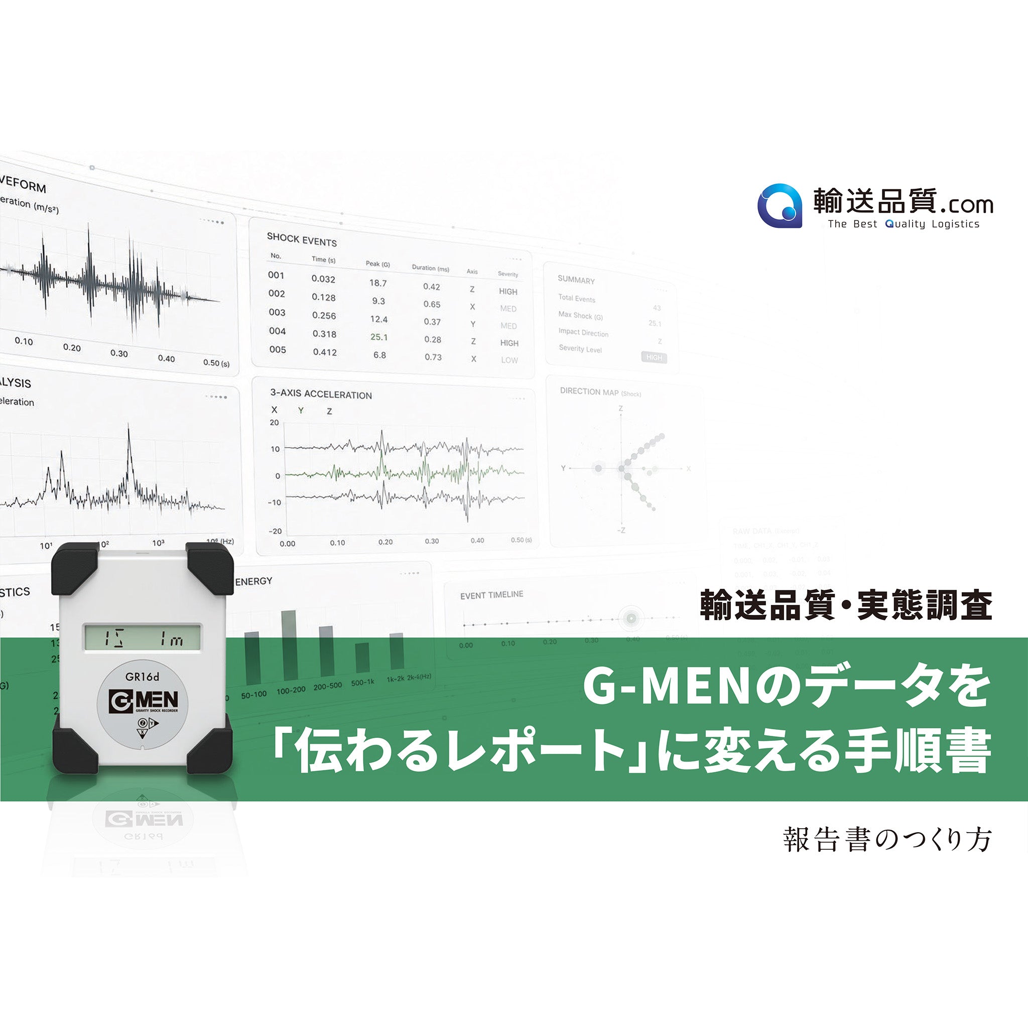 輸送品質・実態調査報告書の作り方